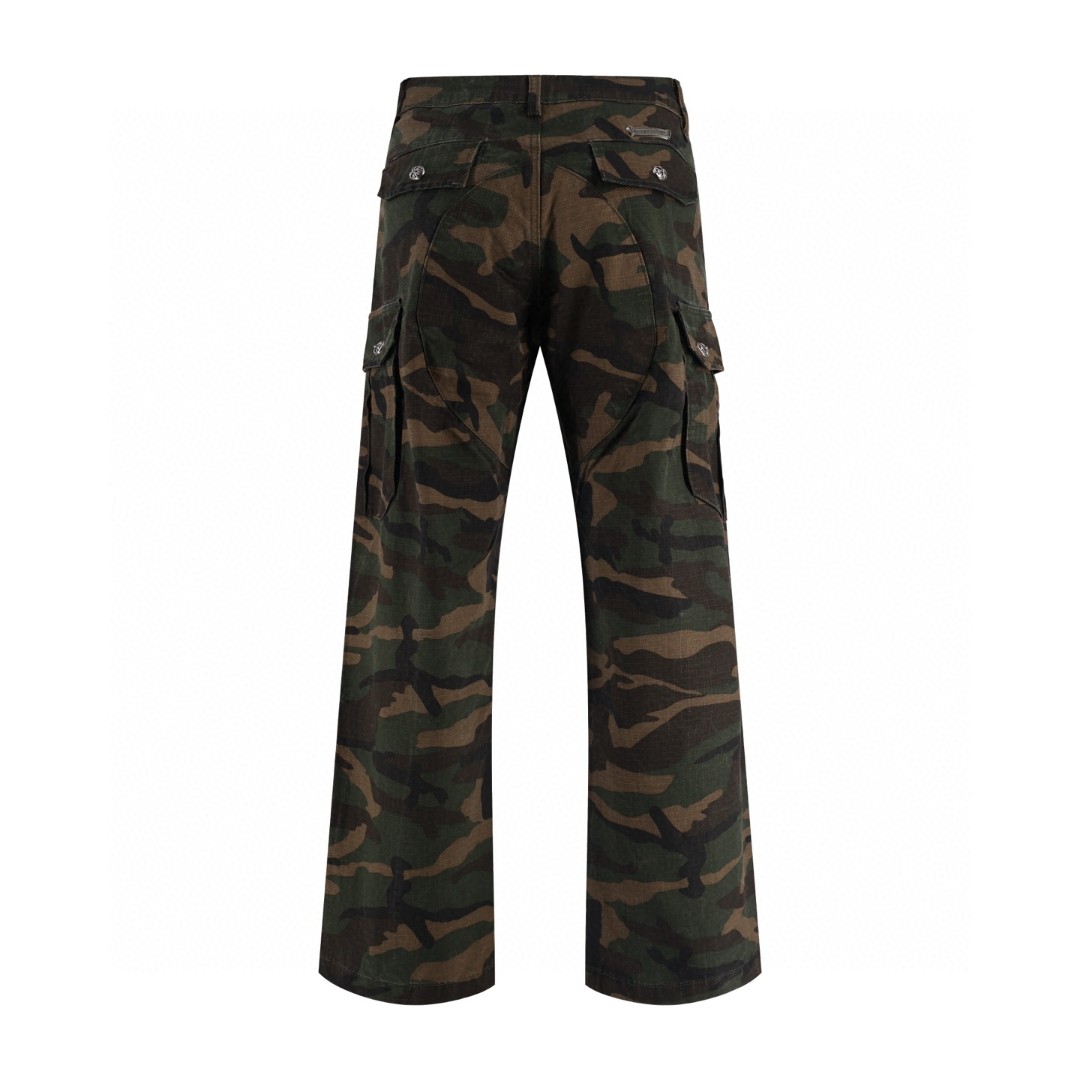 Chrome Hearts 克罗心 迷彩贴皮工装裤 长裤 裤子 C0