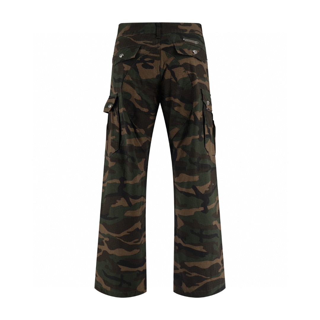 Chrome Hearts 克罗心 迷彩贴皮工装裤 长裤 裤子 C0