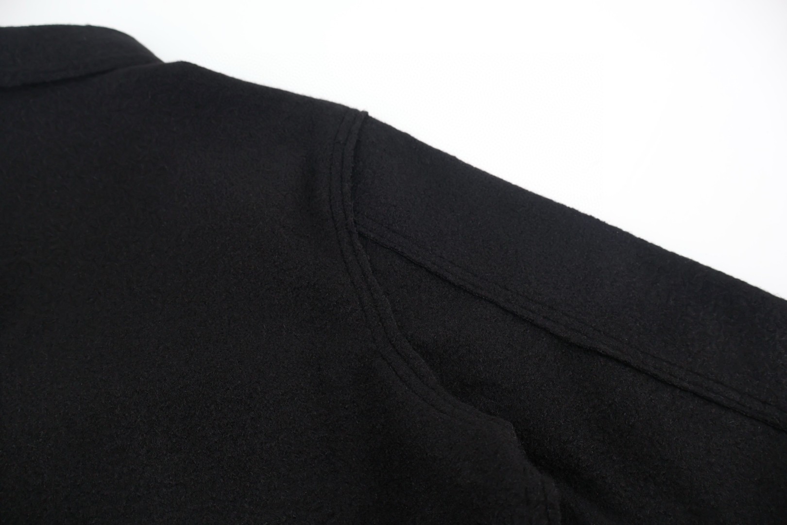 STONE ISLAND 石头岛 单排扣羊毛呢衬衫外套 夹克 长袖 黑色 C5 K2S155100058S0IN1-V0029