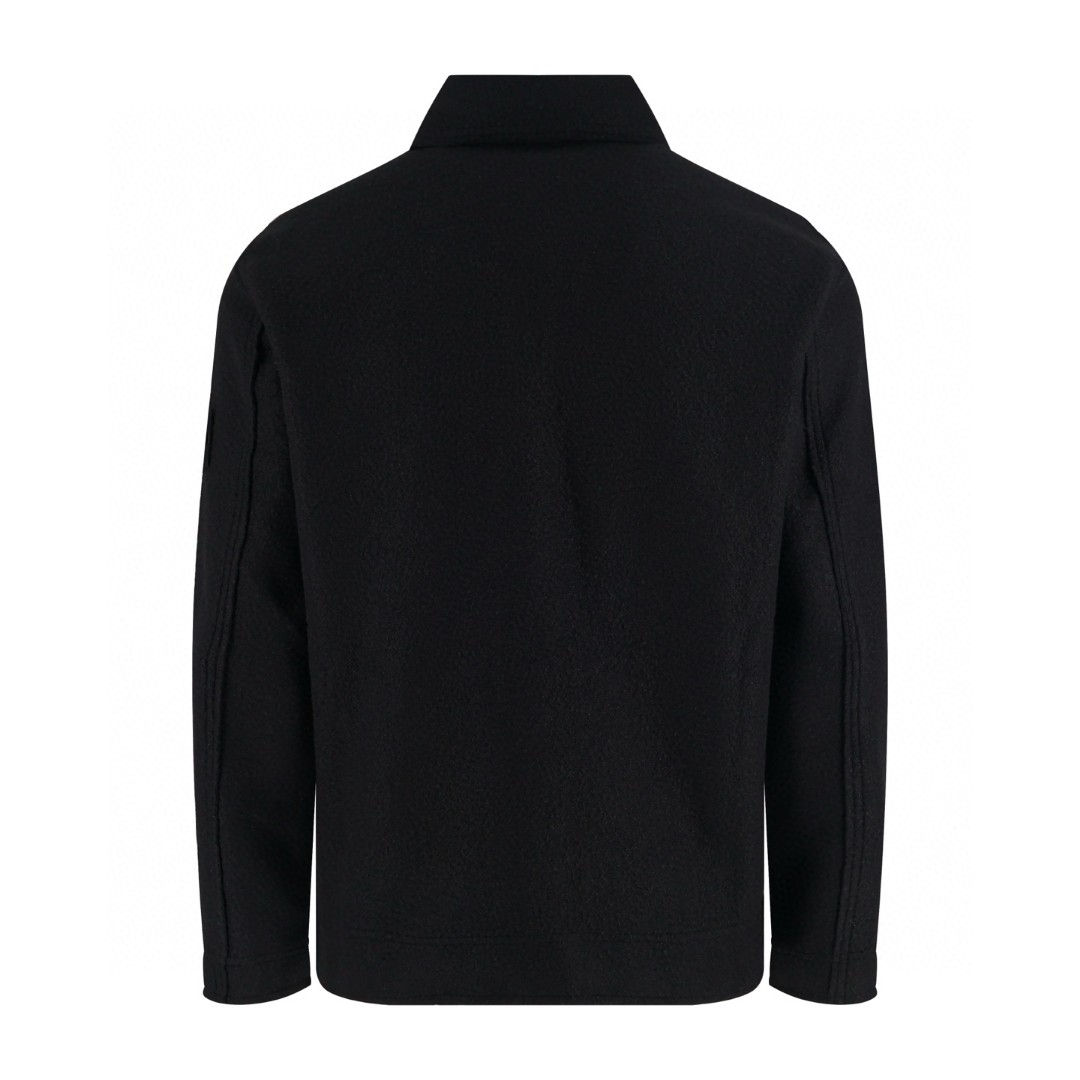 STONE ISLAND 石头岛 单排扣羊毛呢衬衫外套 夹克 长袖 黑色 C5 K2S155100058S0IN1-V0029