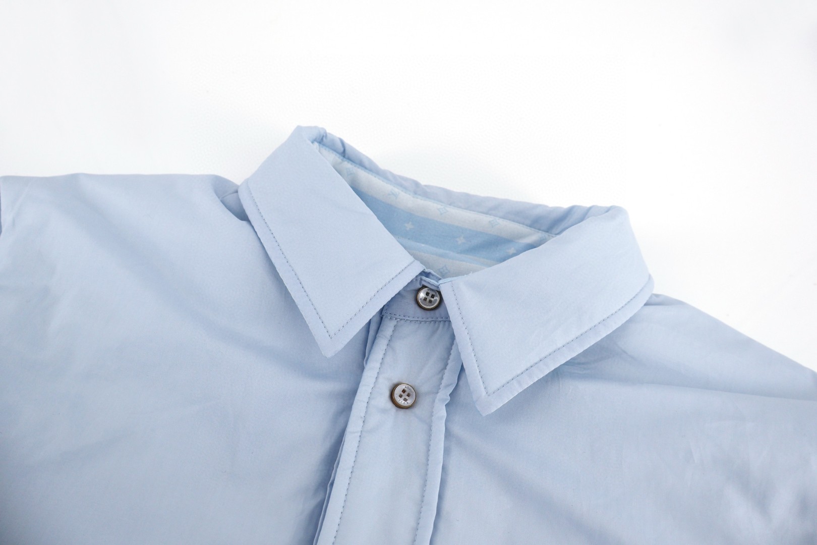 LOUIS VUITTON 路易威登 双面穿轻量棉服衬衫 夹克 外套 长袖 蓝色 C0 1AJBEV