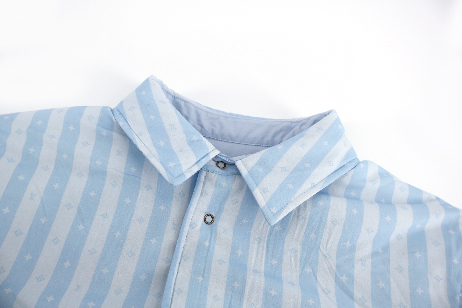 LOUIS VUITTON 路易威登 双面穿轻量棉服衬衫 夹克 外套 长袖 蓝色 C0 1AJBEV