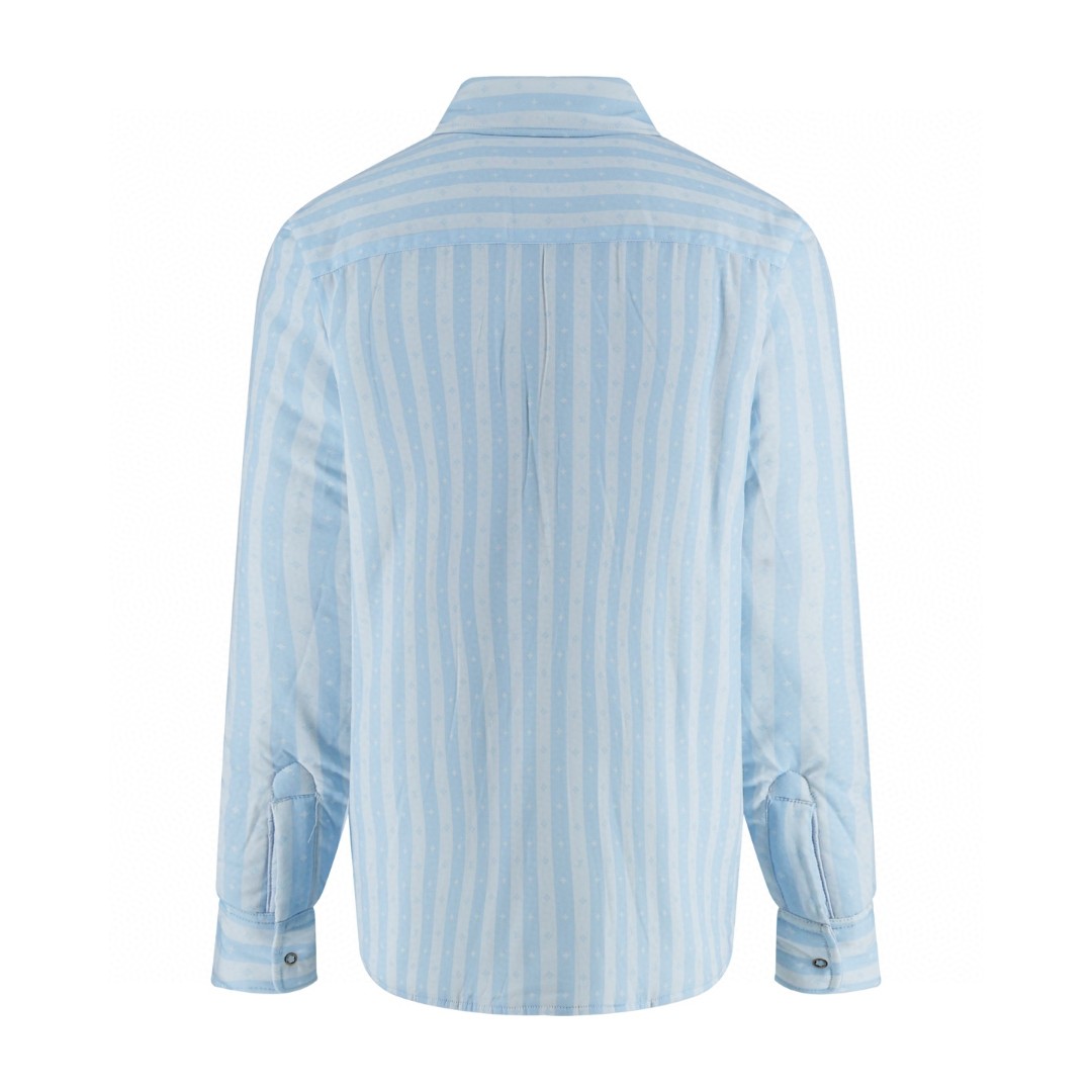 LOUIS VUITTON 路易威登 双面穿轻量棉服衬衫 夹克 外套 长袖 蓝色 C0 1AJBEV