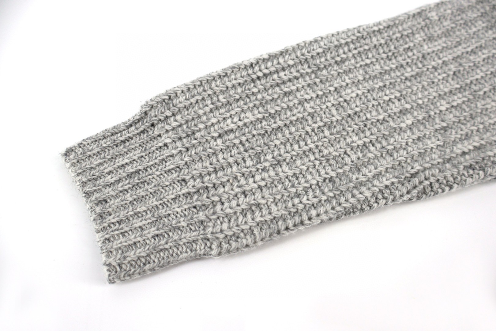 STONE ISLAND 石头岛 粗针羊绒拉链连帽开衫 毛衣 针织衫 长袖 灰色 C5 K2S155100069S00N6V0M6B