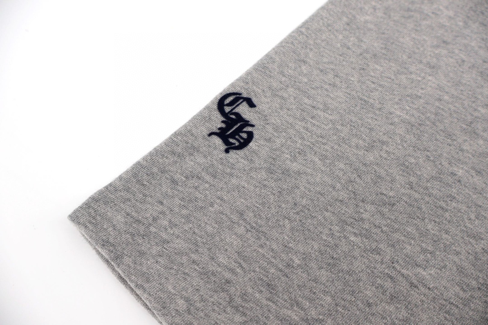 Chrome Hearts 克罗心 植绒十字架运动裤 休闲裤 长裤 裤子 灰色 B0