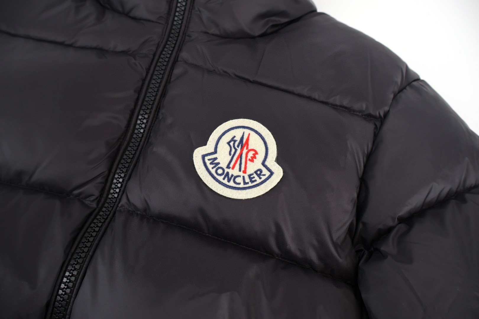 Moncler 蒙口 Citala 系列徽标贴布立领羽绒服 保暖 外套 蓝色 黑色 E0 J20911A000745396L71G