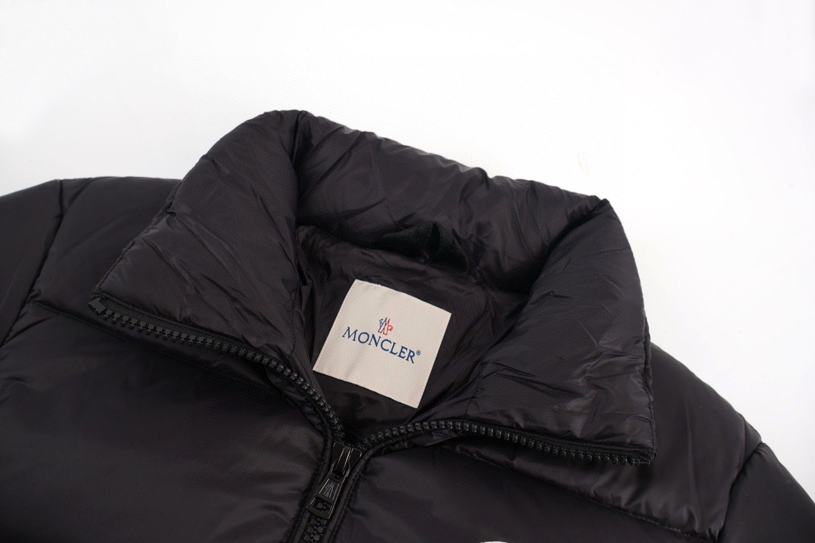 Moncler 蒙口 Citala 系列徽标贴布立领羽绒服 保暖 外套 蓝色 黑色 E0 J20911A000745396L71G