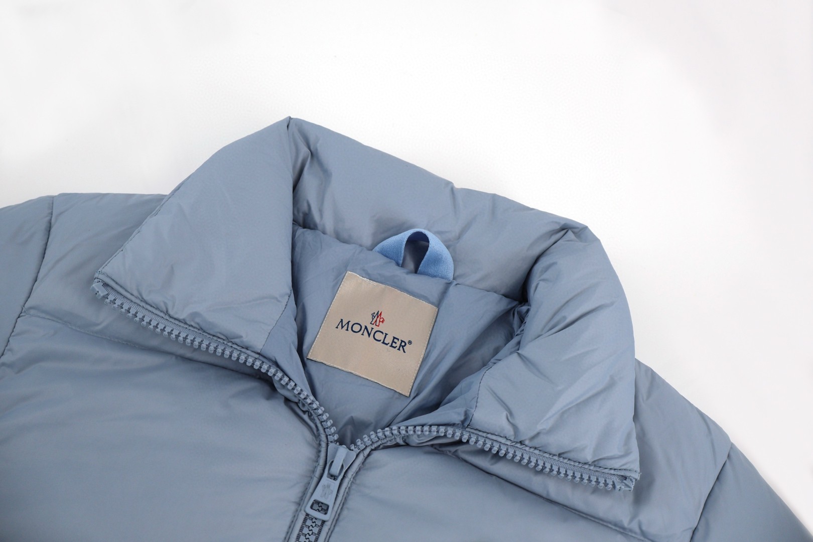 Moncler 蒙口 Citala 系列徽标贴布立领羽绒服 保暖 外套 蓝色 黑色 E0 J20911A000745396L71G