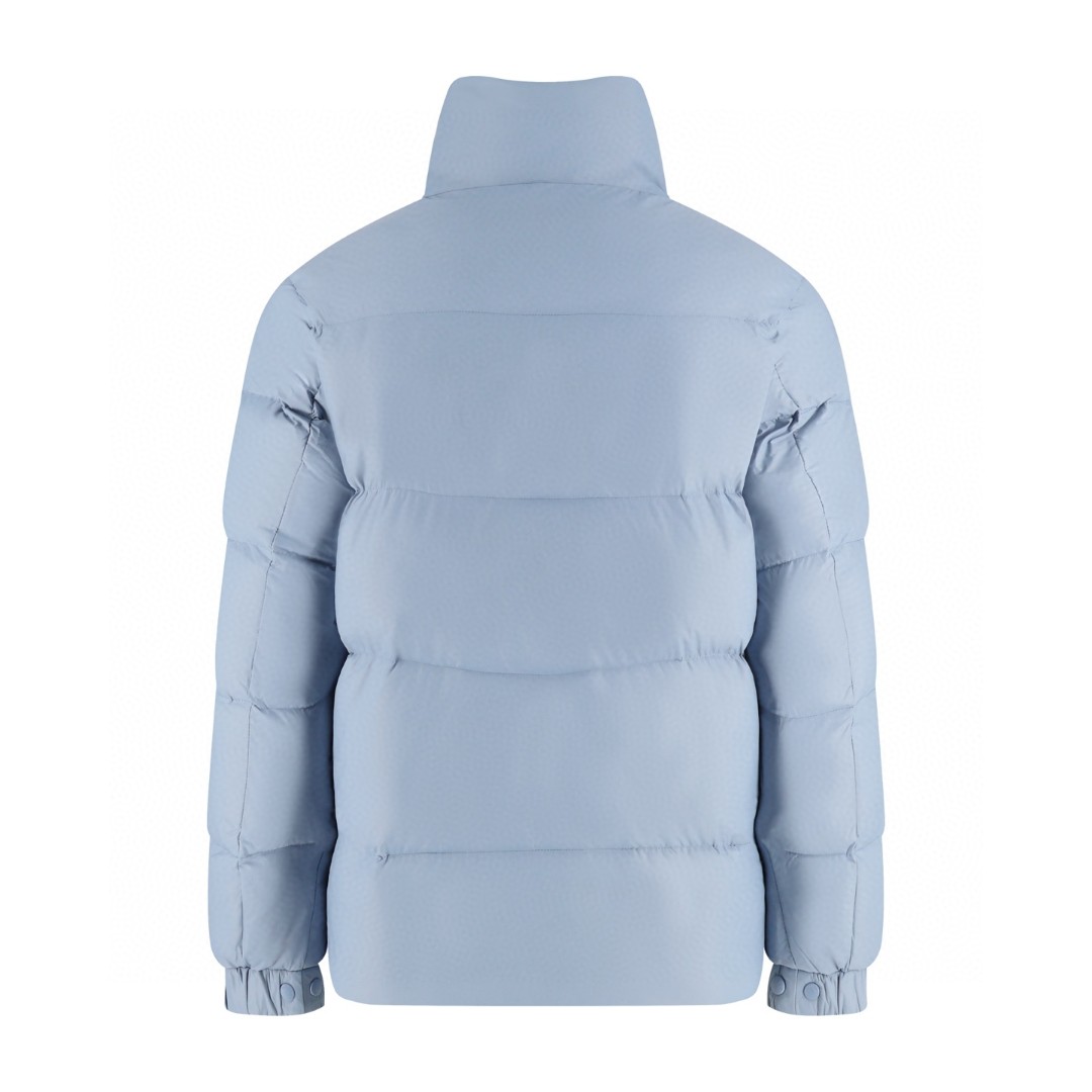 Moncler 蒙口 Citala 系列徽标贴布立领羽绒服 保暖 外套 蓝色 黑色 E0 J20911A000745396L71G