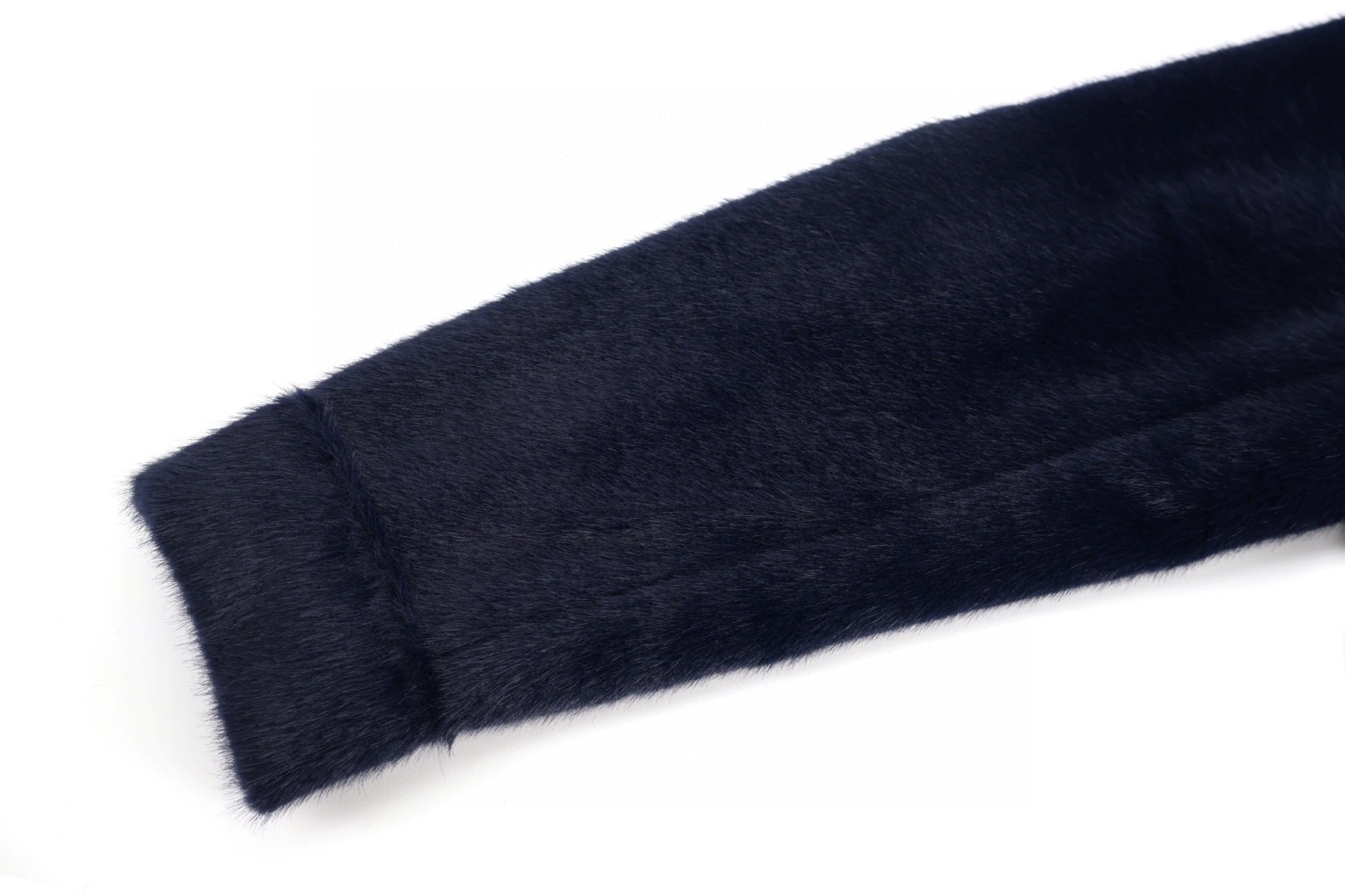 LOUIS VUITTON 路易威登 金标水貂毛皮草外套 夹克 藏蓝色 D0