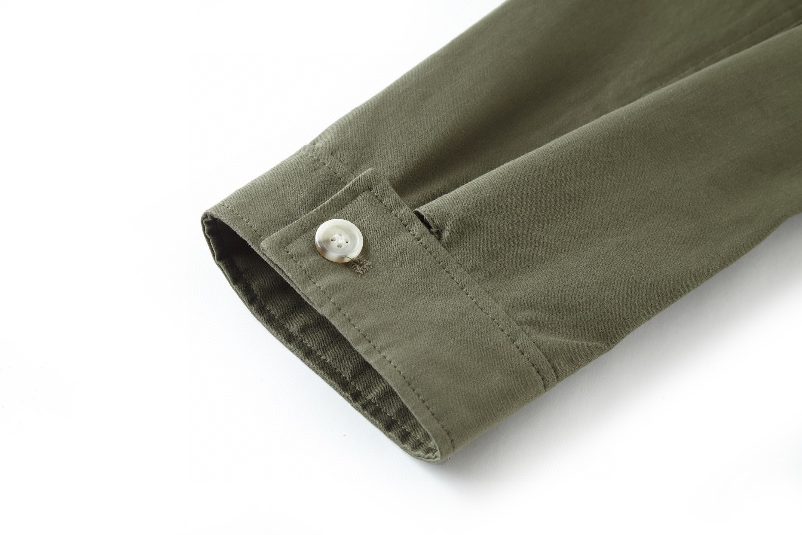 Loewe 罗意威 皮标松紧腰工装拉链外套 夹克 长袖 秋冬 绿色 C0 H526Y02L01-4160