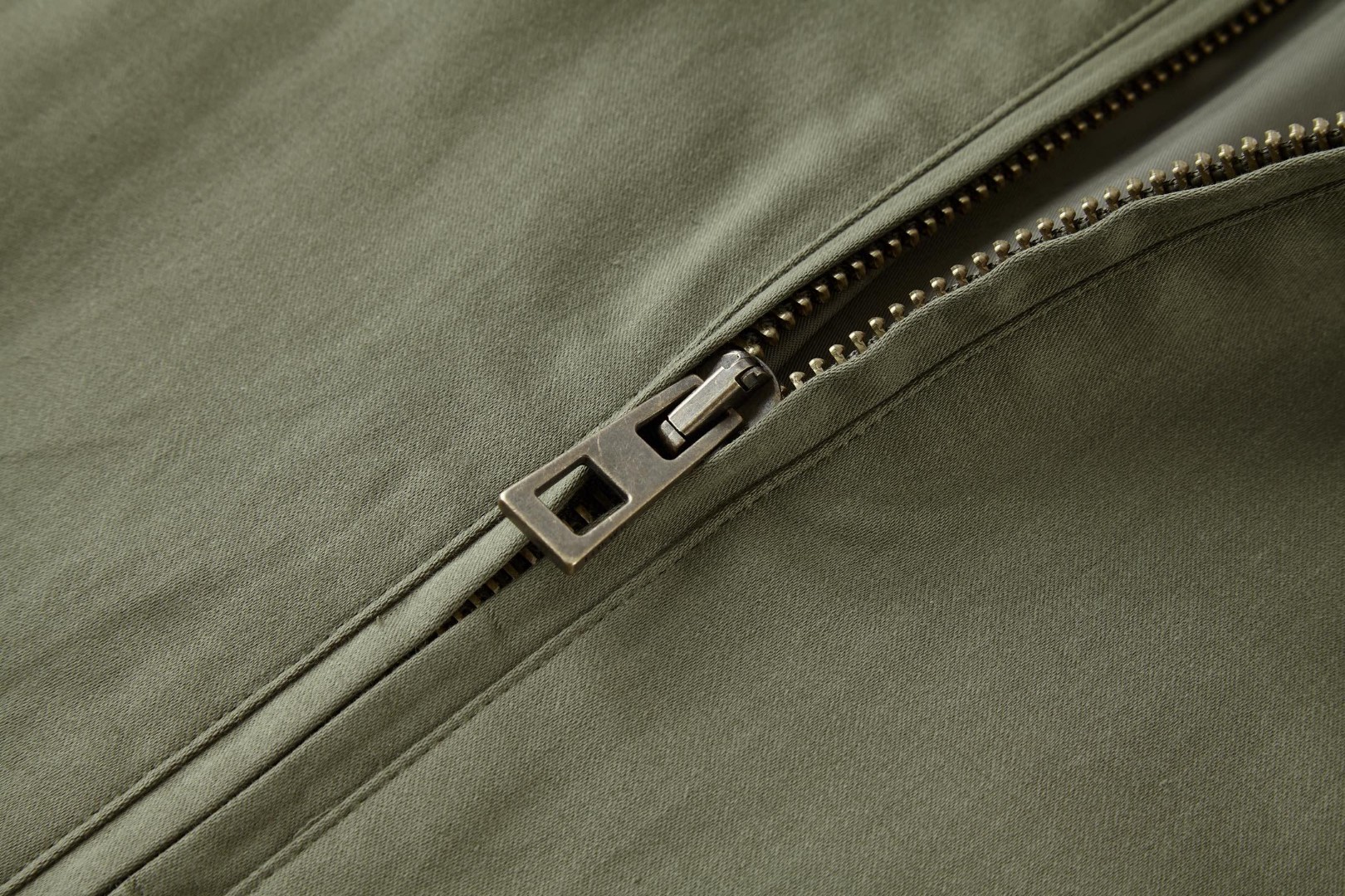 Loewe 罗意威 皮标松紧腰工装拉链外套 夹克 长袖 秋冬 绿色 C0 H526Y02L01-4160