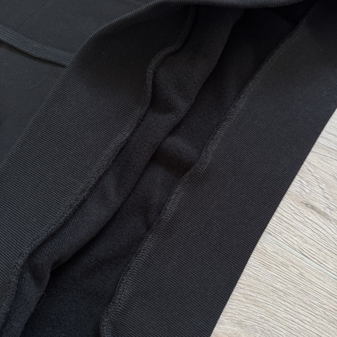 925纯银 Chrome Hearts 克罗心 后背粉色马蹄连帽卫衣 套头 外套 黑色 A5 