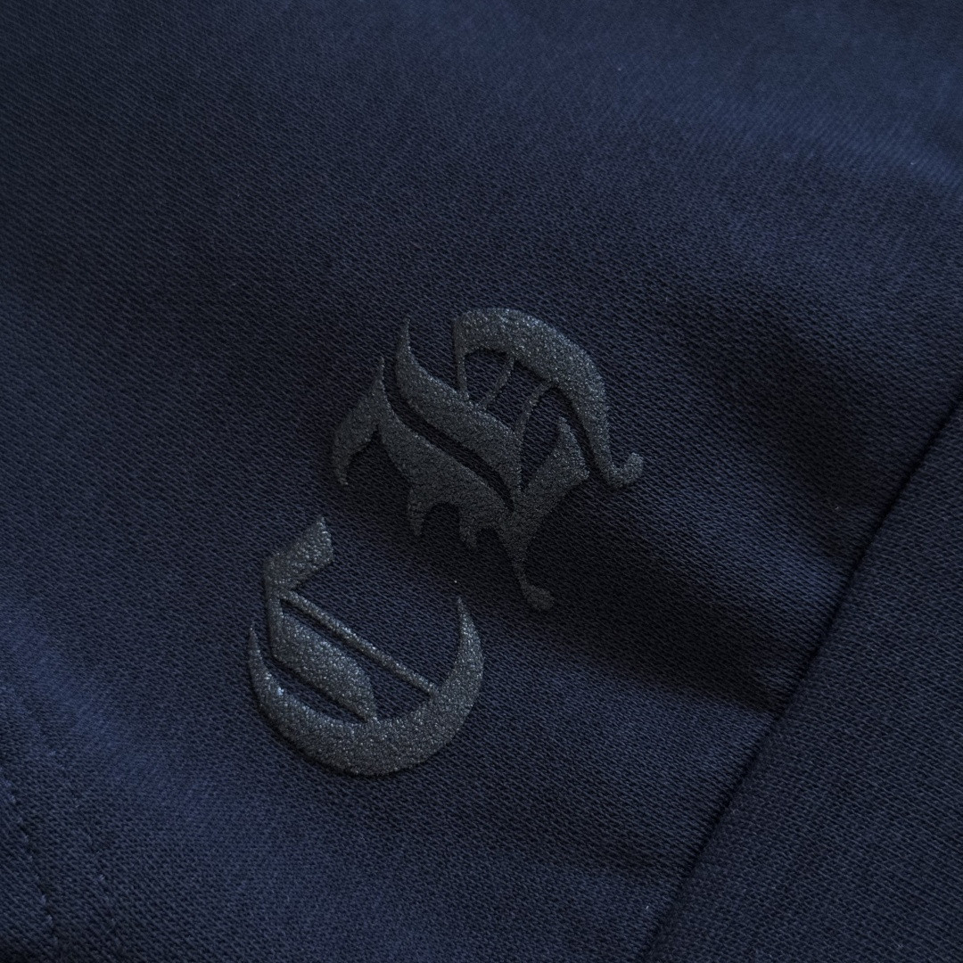 Chrome Hearts 克罗心 马蹄花臂连帽卫衣 套头 外套 藏蓝色 A5 CH-200923