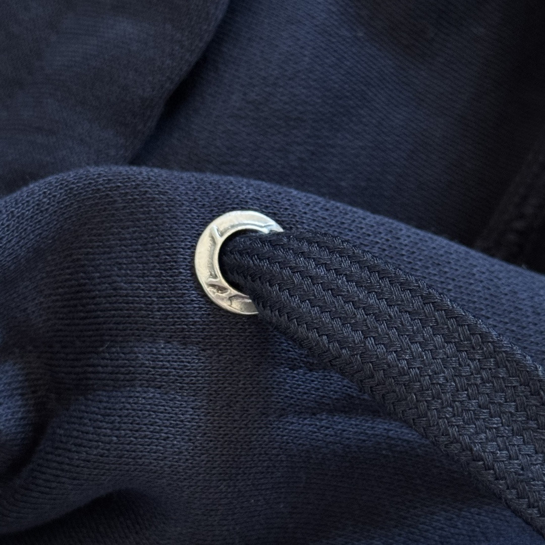 Chrome Hearts 克罗心 马蹄花臂连帽卫衣 套头 外套 藏蓝色 A5 CH-200923