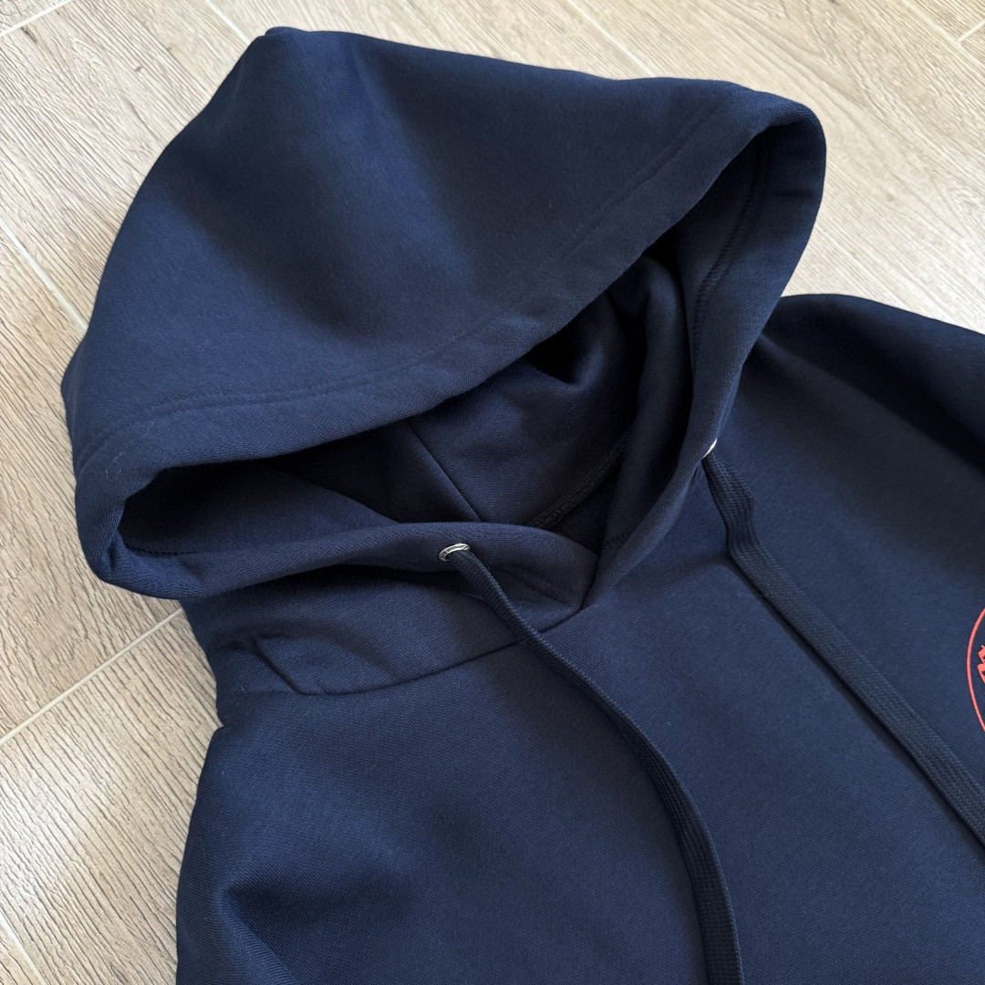 Chrome Hearts 克罗心 马蹄花臂连帽卫衣 套头 外套 藏蓝色 A5 CH-200923