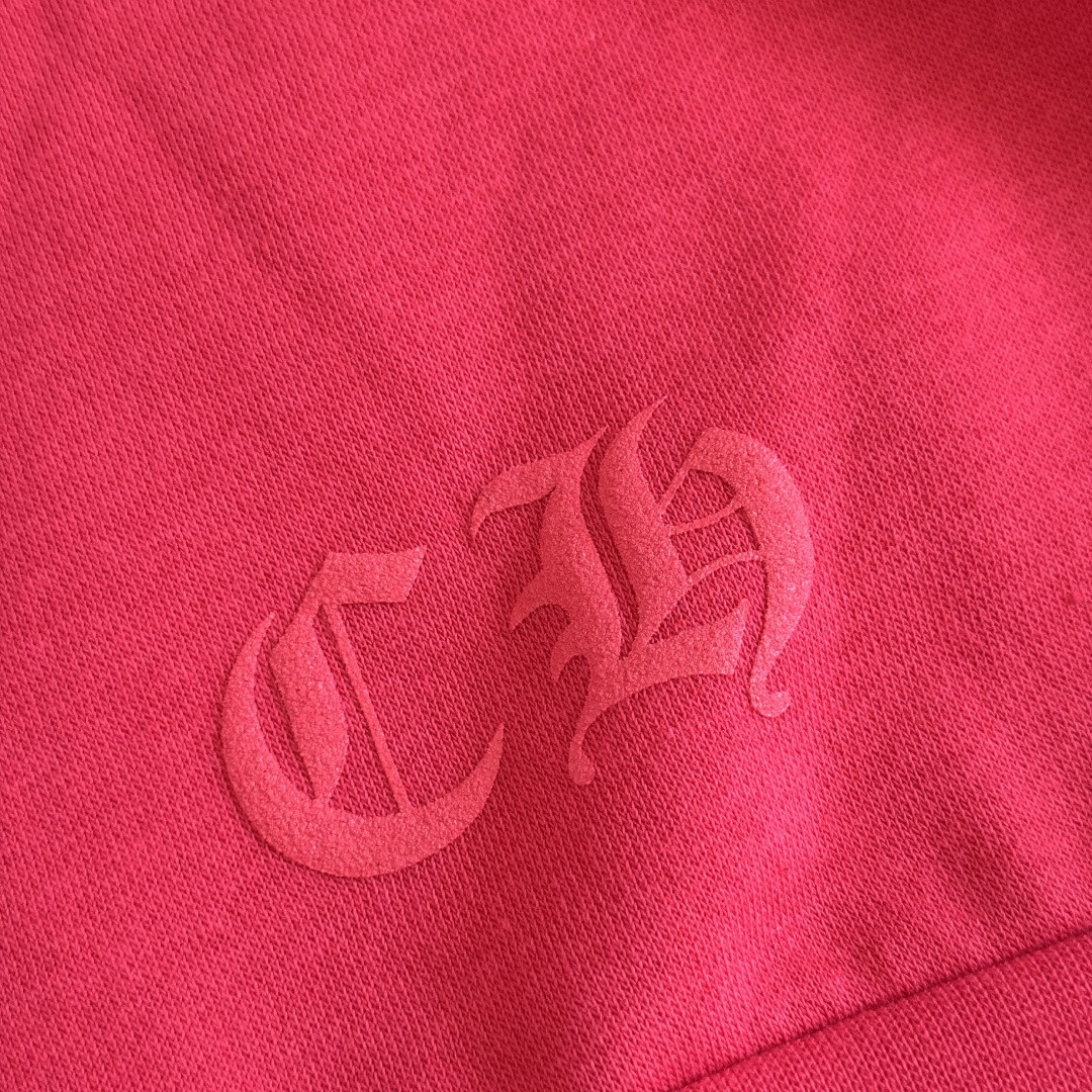 Chrome Hearts 克罗心 西瓜红连帽卫衣 套头 外套 红色 A5 041-032294