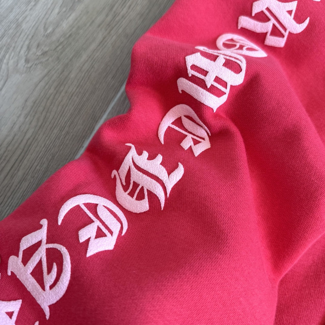 Chrome Hearts 克罗心 西瓜红连帽卫衣 套头 外套 红色 A5 041-032294