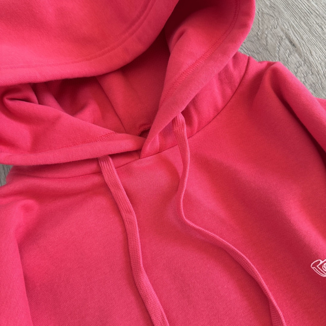 Chrome Hearts 克罗心 西瓜红连帽卫衣 套头 外套 红色 A5 041-032294