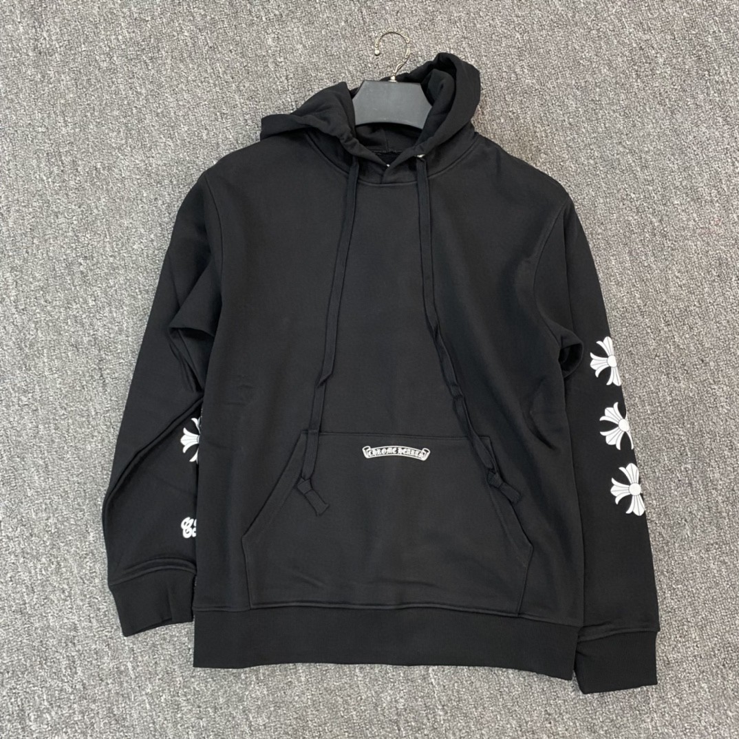 Chrome Hearts 克罗心 限定十字裙帽衫 连帽卫衣 套头 外套 黑色 A5 CH-00001