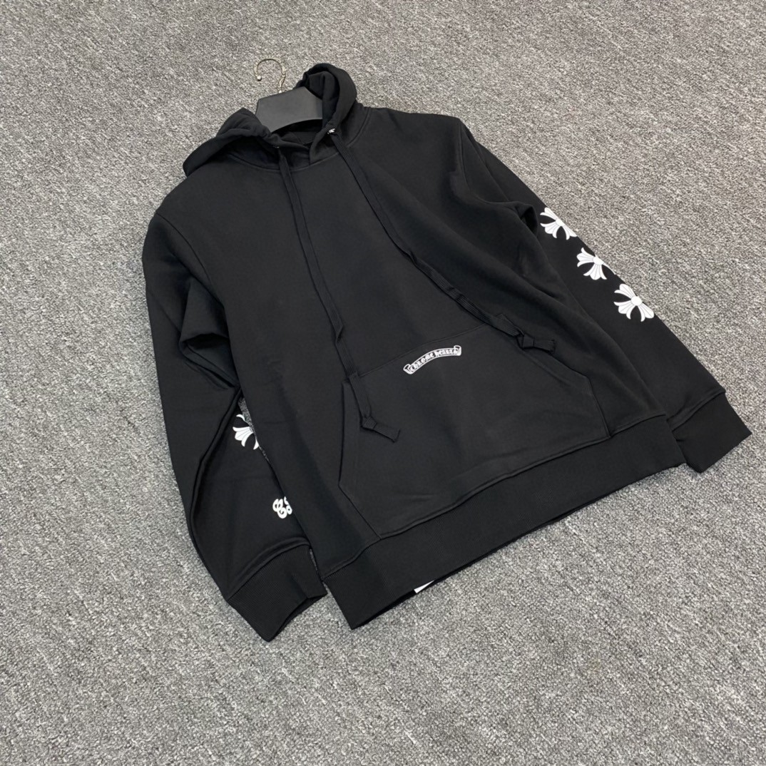 Chrome Hearts 克罗心 限定十字裙帽衫 连帽卫衣 套头 外套 黑色 A5 CH-00001