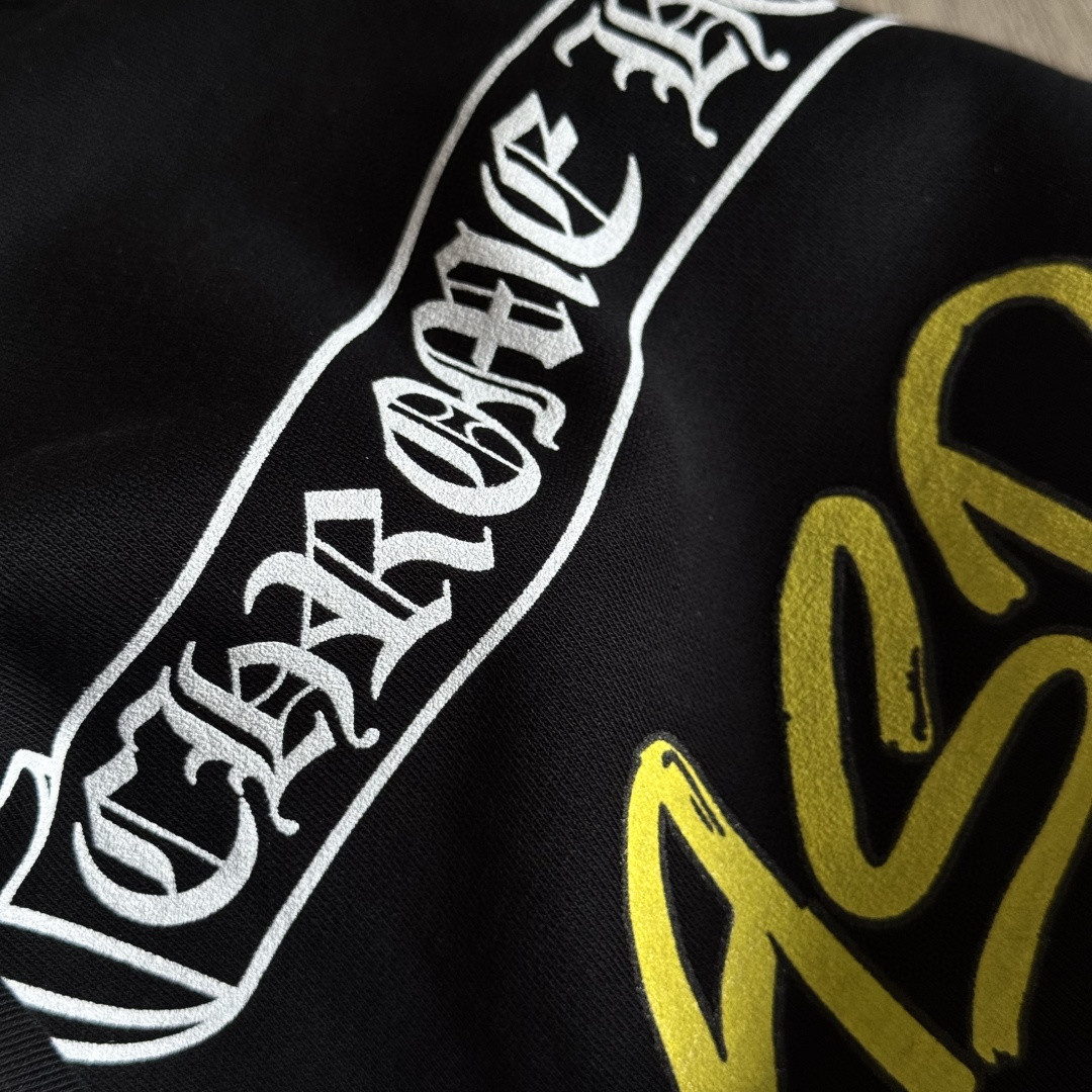 Chrome Hearts 克罗心 花臂ASPEN限定款拉链卫衣 外套 长袖 黑黄 A5 CH-20230013