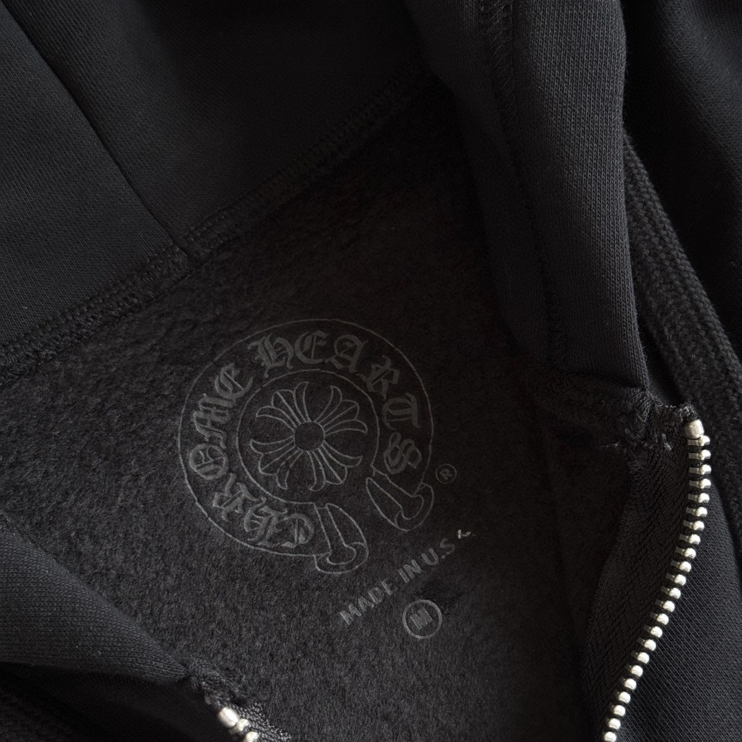 Chrome Hearts 克罗心 花臂ASPEN限定款拉链卫衣 外套 长袖 黑黄 A5 CH-20230013