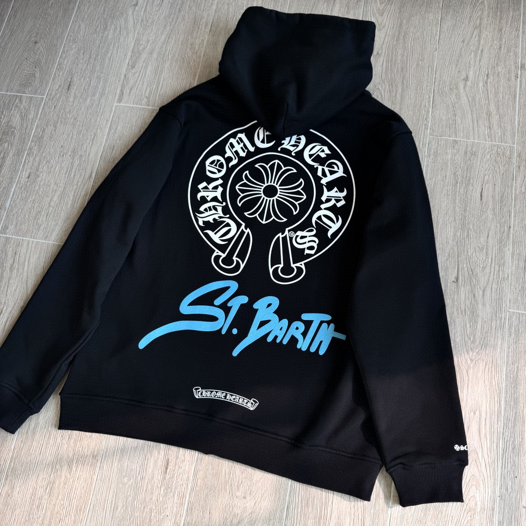 Chrome Hearts 克罗心 限定St.拉链卫衣 外套 长袖 黑蓝 A5 CH-202221515