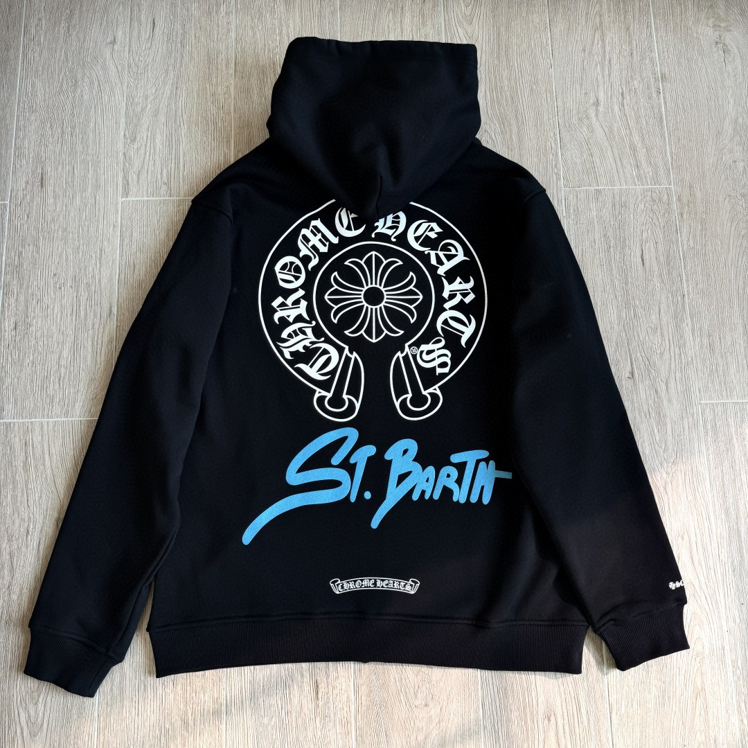 Chrome Hearts 克罗心 限定St.拉链卫衣 外套 长袖 黑蓝 A5 CH-202221515