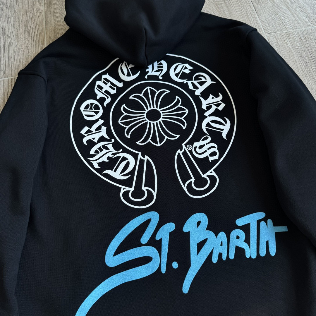 Chrome Hearts 克罗心 限定St.拉链卫衣 外套 长袖 黑蓝 A5 CH-202221515