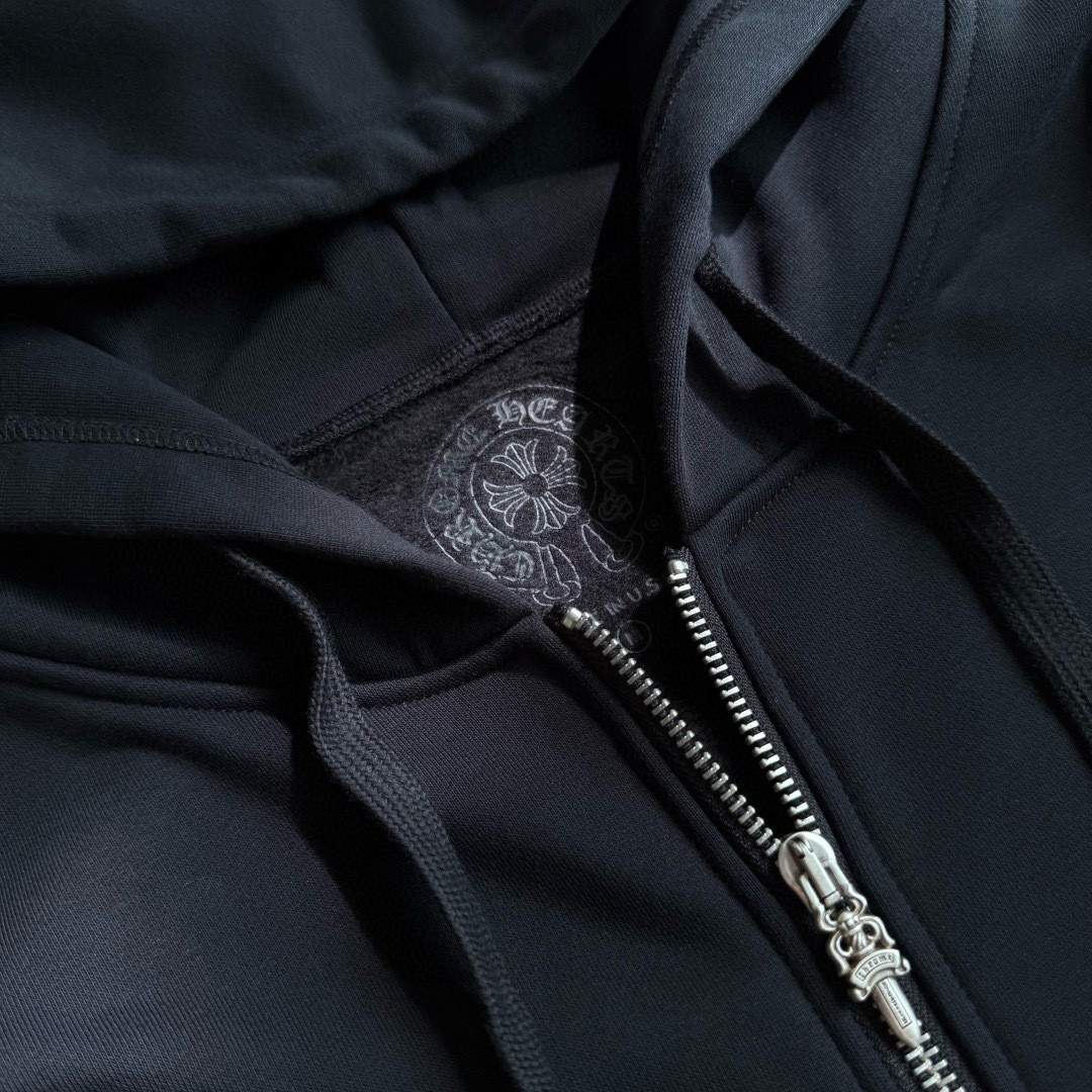 Chrome Hearts 克罗心 限定St.拉链卫衣 外套 长袖 黑蓝 A5 CH-202221515