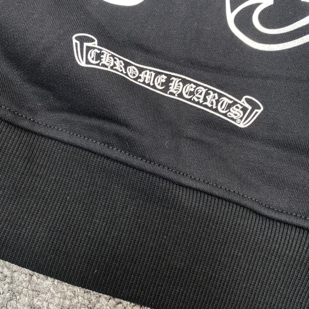 Chrome Hearts 克罗心 彩色马蹄印花拉链卫衣 外套 长袖 黑色 A5 CH-202205301