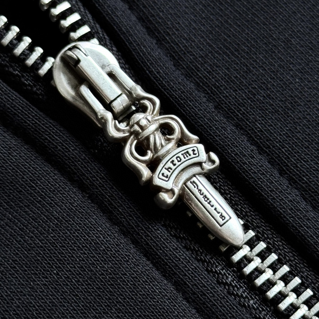 Chrome Hearts 克罗心 马蹄城市限定拉链卫衣 外套 长袖 黑色 A5 CH-412272