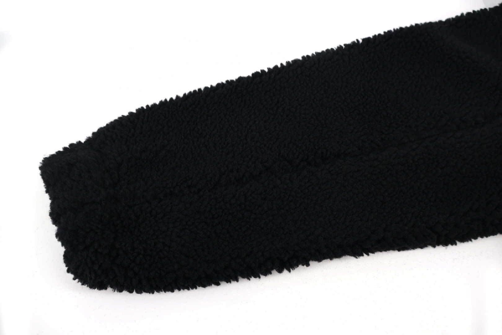 Balenciaga 巴黎世家 大圆环摇粒绒外套 卫衣 夹克 长袖 黑色 C0 850858TMQ261000