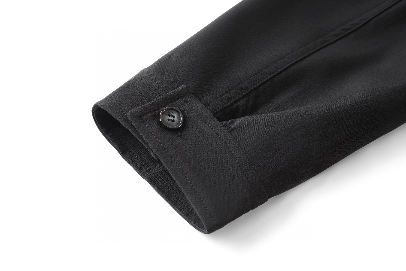 Loewe 罗意威 皮标松紧腰工装拉链外套 夹克 长袖 秋冬 黑色 C0 