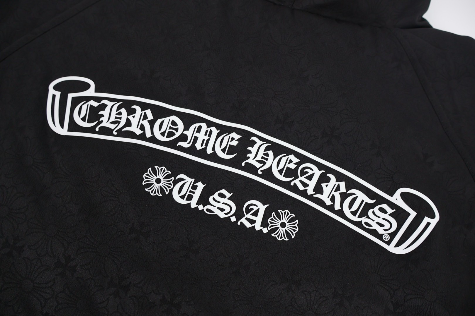 Chrome Hearts 克罗心 双面穿连帽棉服 卫衣 夹克 外套 长袖 黑灰色 D0 CH-000085
