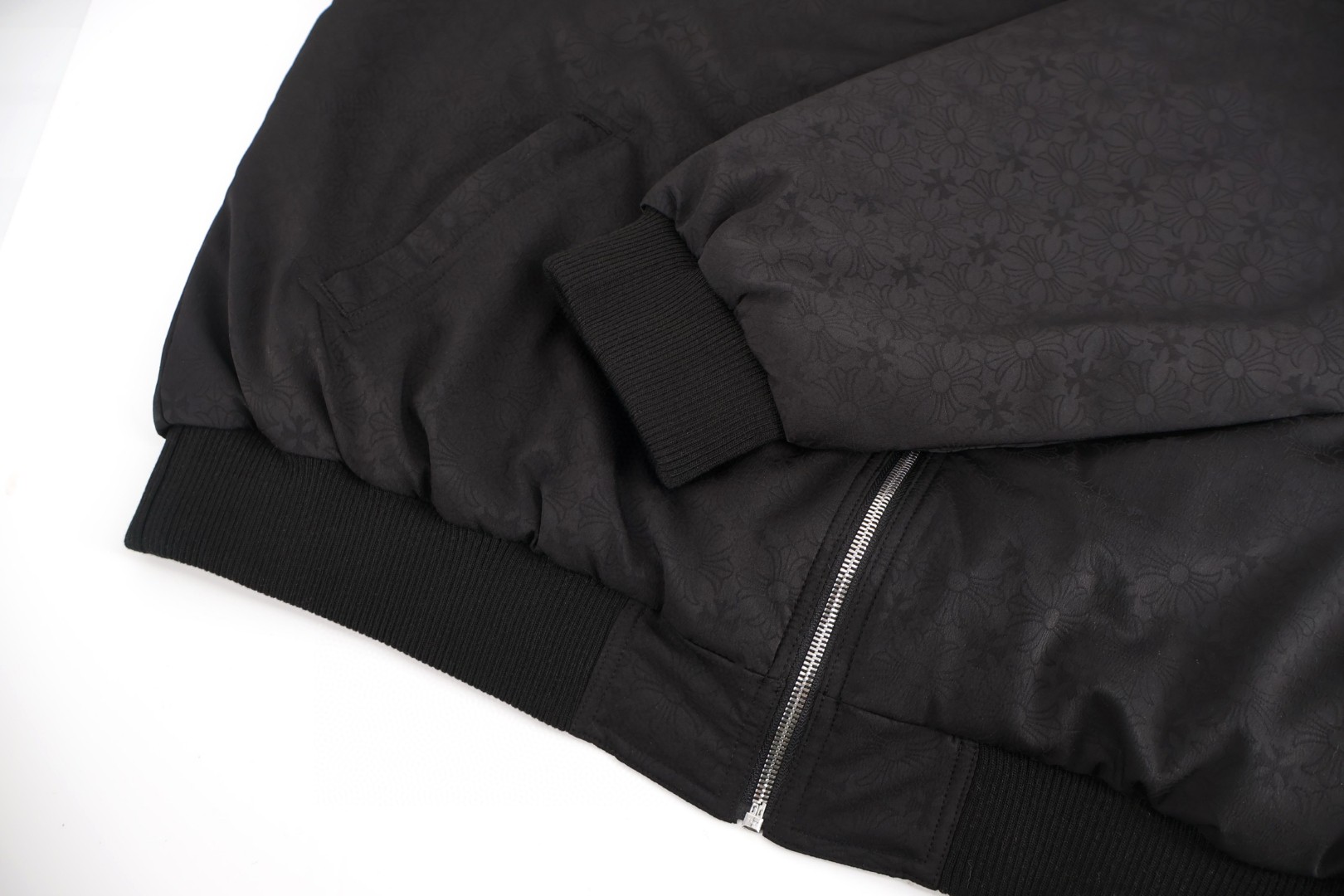 Chrome Hearts 克罗心 双面穿连帽棉服 卫衣 夹克 外套 长袖 黑灰色 D0 CH-000085