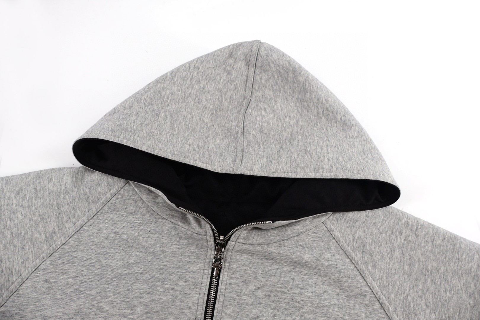 Chrome Hearts 克罗心 双面穿连帽棉服 卫衣 夹克 外套 长袖 黑灰色 D0 CH-000085