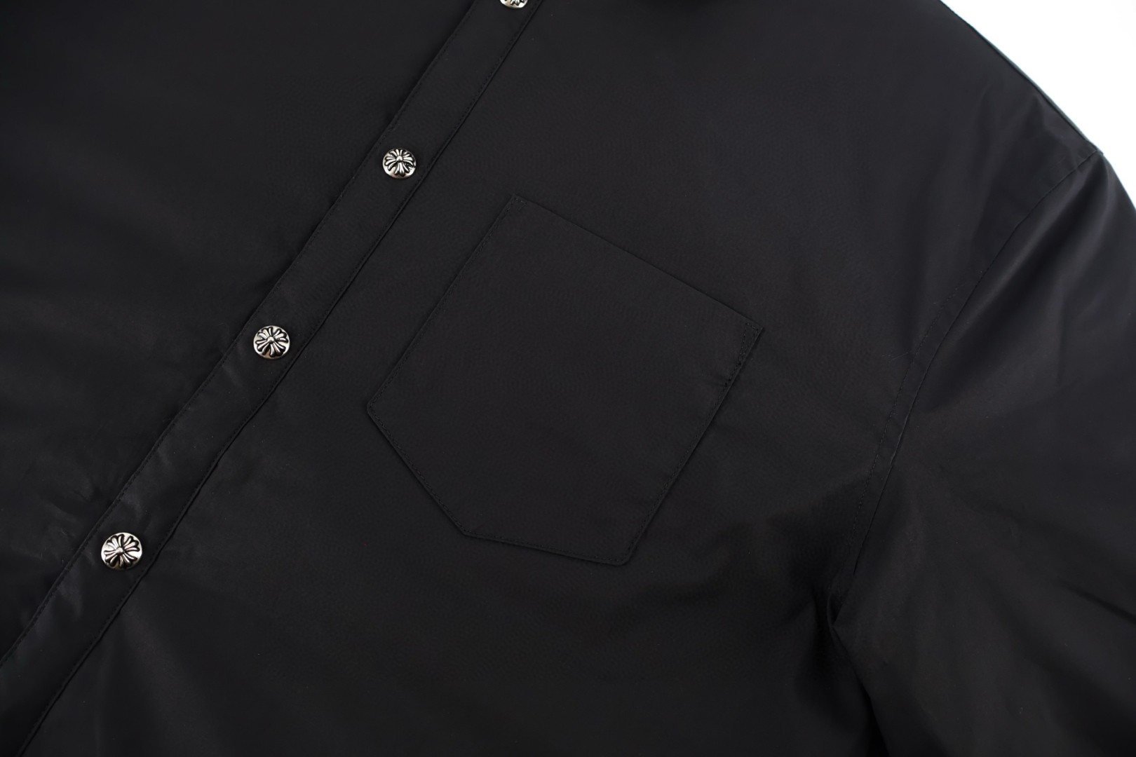 Chrome Hearts 克罗心 衬衫式棉服 夹克 外套 长袖 黑色 C5