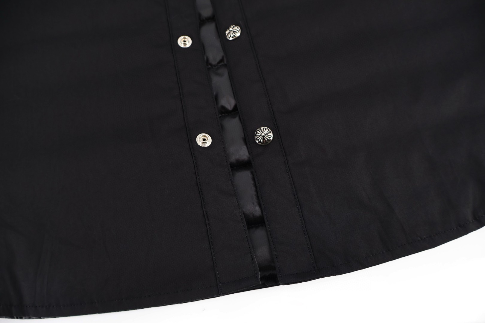 Chrome Hearts 克罗心 衬衫式棉服 夹克 外套 长袖 黑色 C5