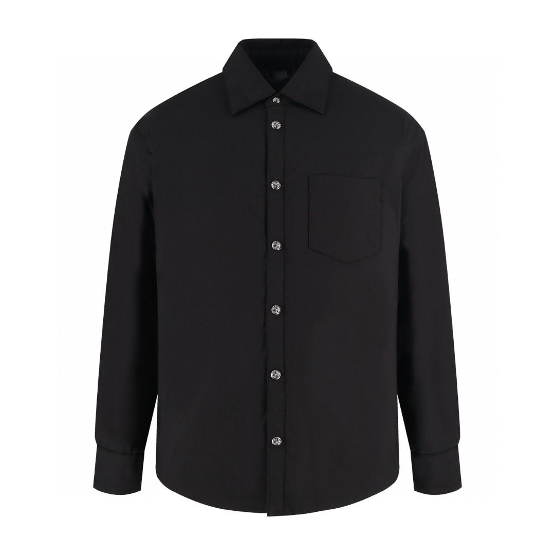 Chrome Hearts 克罗心 衬衫式棉服 夹克 外套 长袖 黑色 C5