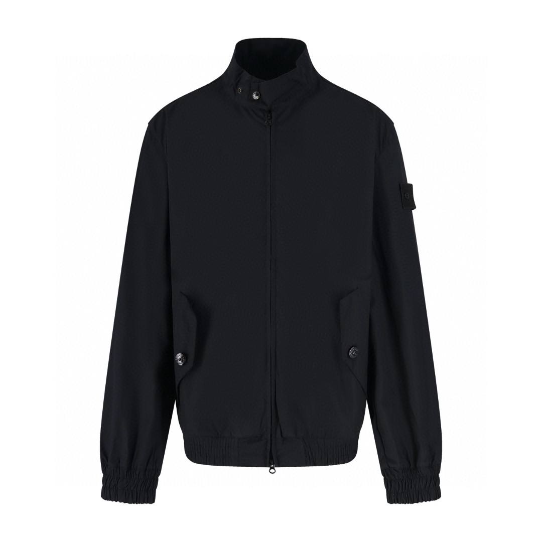 STONE ISLAND 石头岛 幽灵系列哈灵顿夹克 外套 长袖 黑色 C0 K1S154100026S00F1V0029
