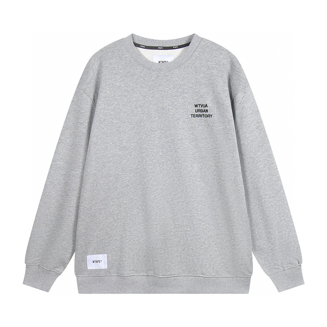 WTAPS Champion 套头卫衣 长袖 黑色 白色 灰色 A5 251ATDT-CSM05
