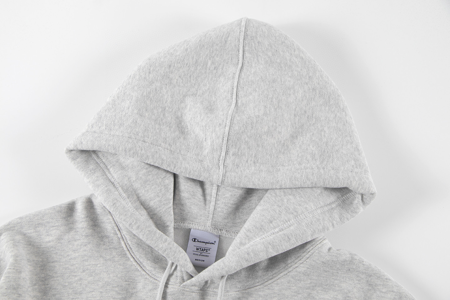 WTAPS Champion 联名冠军连帽卫衣 长袖 灰色 黑色 B0 242HBCHD-CSM04S