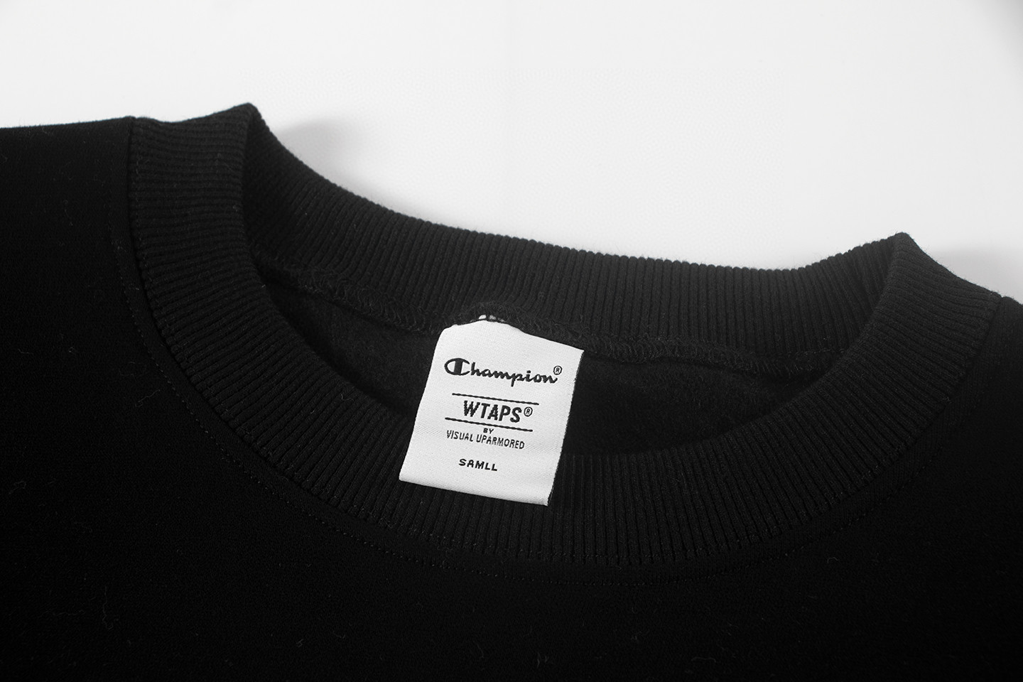 WTAPS Champion 联名冠军套头卫衣 长袖 灰色 黑色 A5 242HBCHD-CSM03S