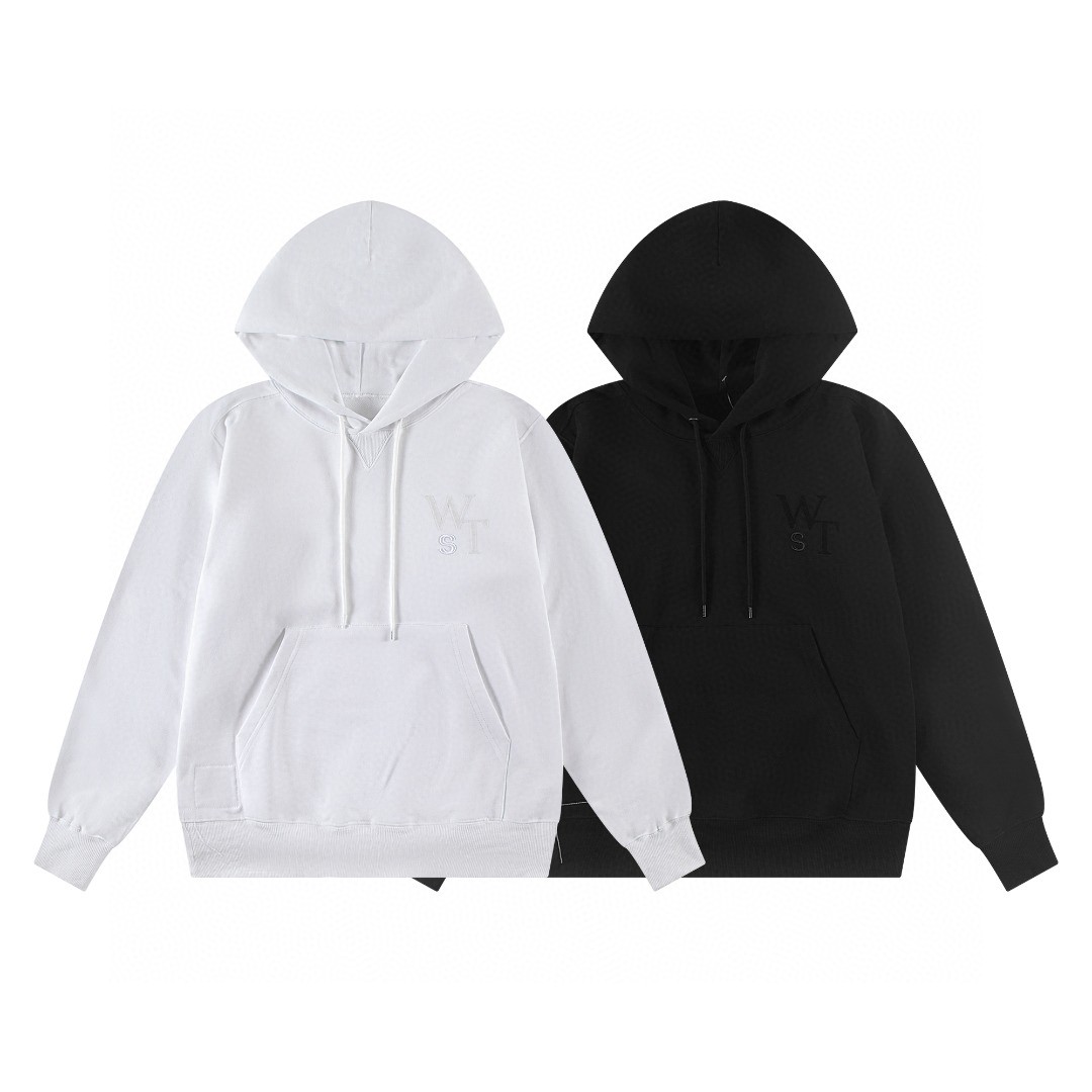 WTAPS Sacai 联名连帽卫衣 长袖 黑色 白色 B0 2423234D-CSM01S