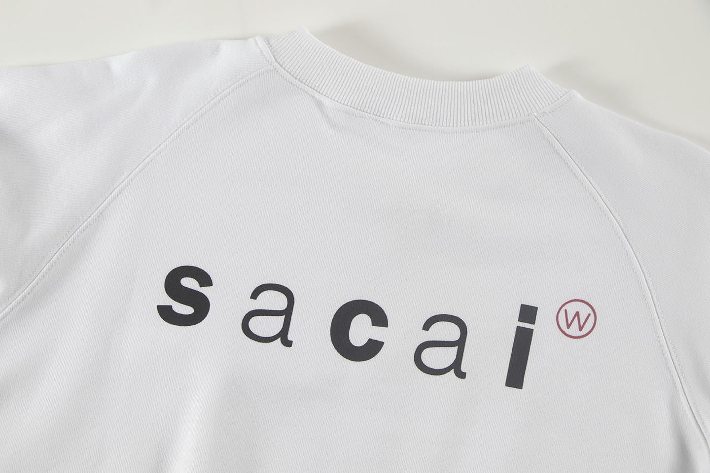 WTAPS Sacai 联名圆领卫衣 长袖 黑色 白色 A5 2423234D-CSM02S