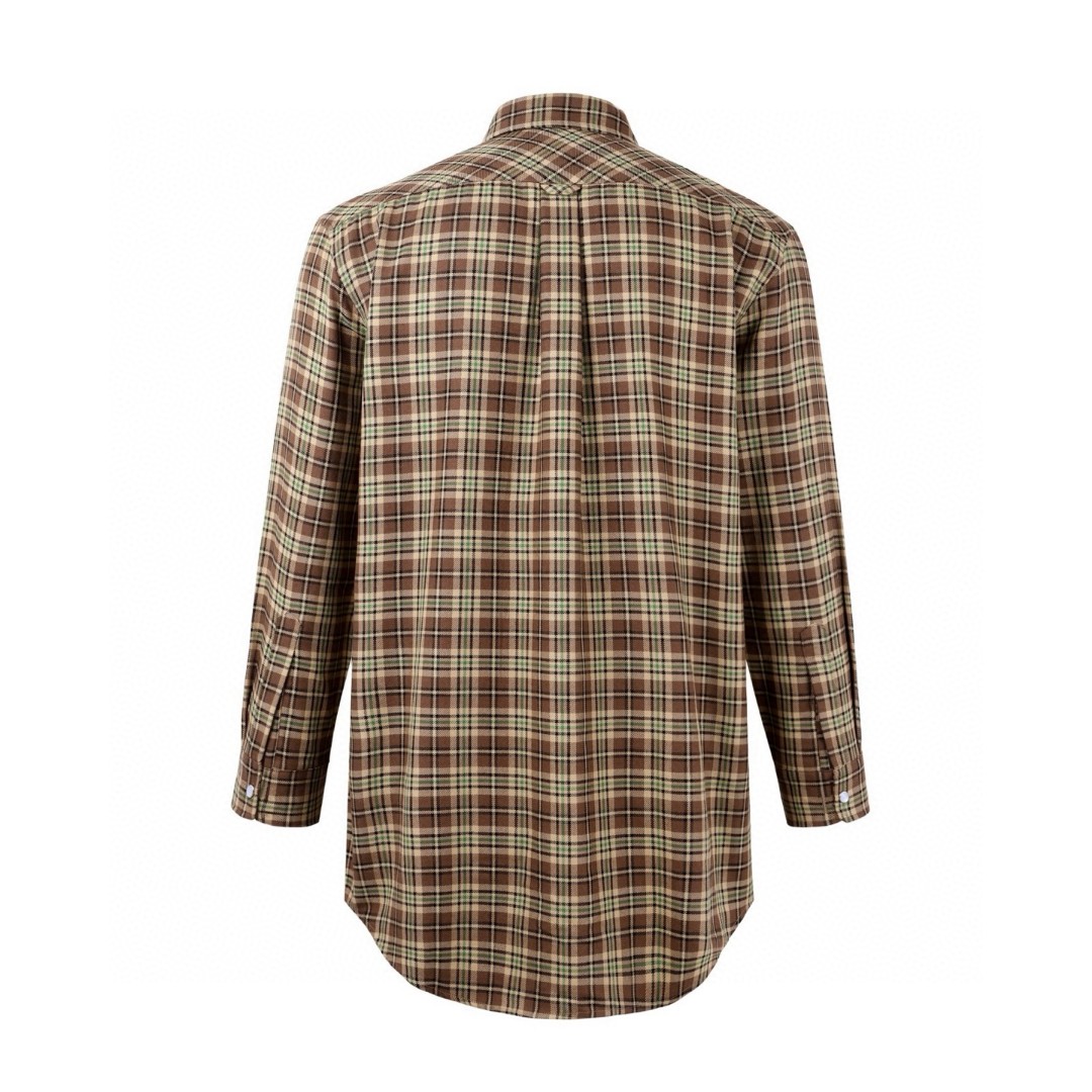 MIU MIU 缪缪 翻领单排扣格子衬衫 外套 长袖 B0 MK1969-174R-F0C59