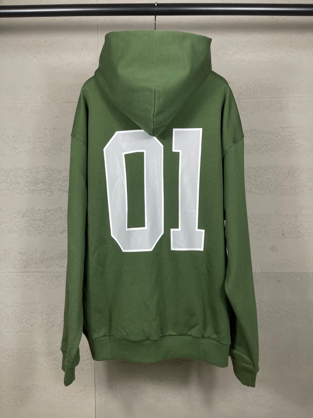 Balenciaga 巴黎世家 篮球球服绣花印花连帽卫衣 外套 长袖 绿色 A5 