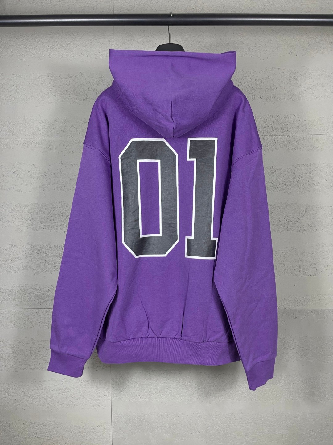 Balenciaga 巴黎世家 篮球球服绣花印花连帽卫衣 外套 长袖 紫色 A5 821861TRVW85160